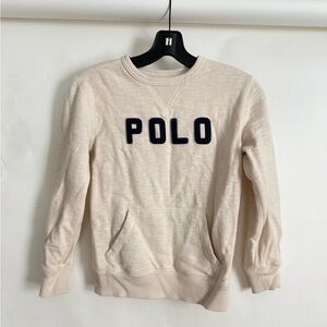 Polo by Ralph Lauren Kids Beige Crewneck Sweater